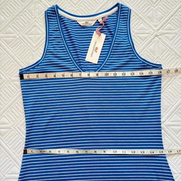 Vineyard Vines V-Neck Striped Maxi Dress Size S - Picture 6 of 12